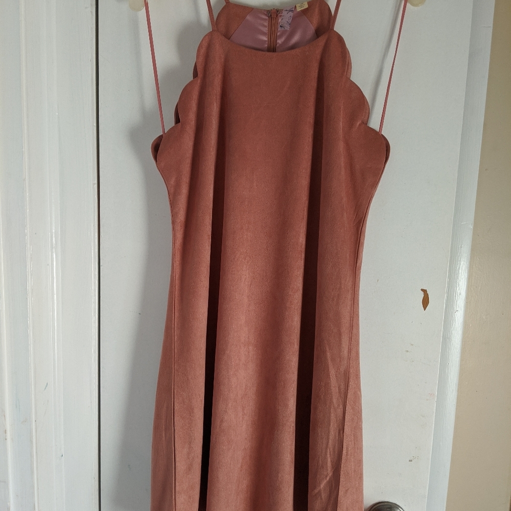 Suede Dress